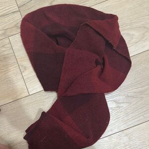 Red and Burgundy Scarf